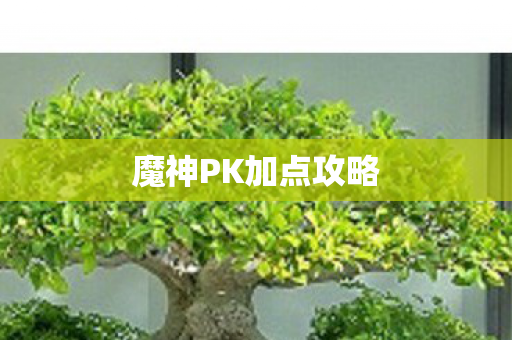 魔神PK加点攻略