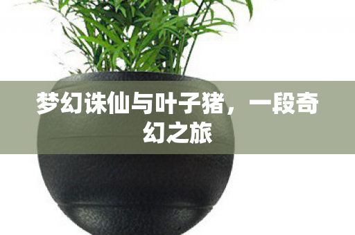 梦幻诛仙与叶子猪，一段奇幻之旅