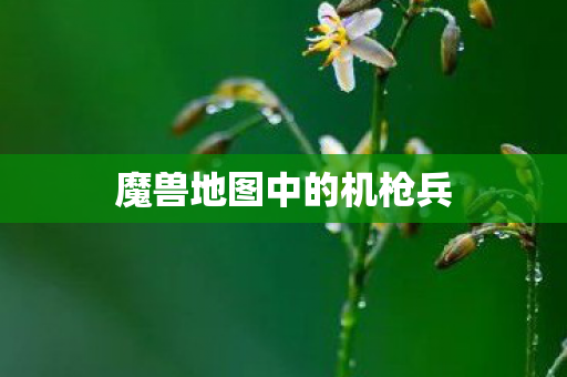 魔兽地图中的机枪兵