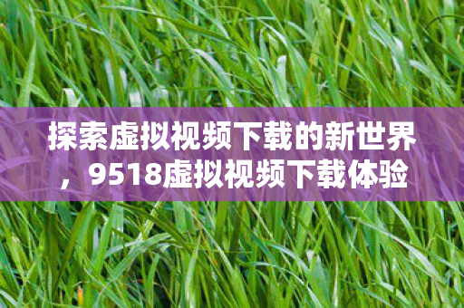 探索虚拟视频下载的新世界,9518虚拟视频下载体验 探索虚拟视频下载的新世界,9518虚拟视频下载体验