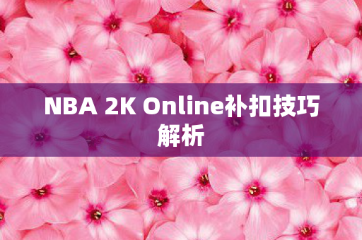NBA 2K Online补扣技巧解析 NBA 2K Online补扣技巧解析