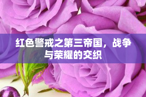 红色警戒之第三帝国，战争与荣耀的交织