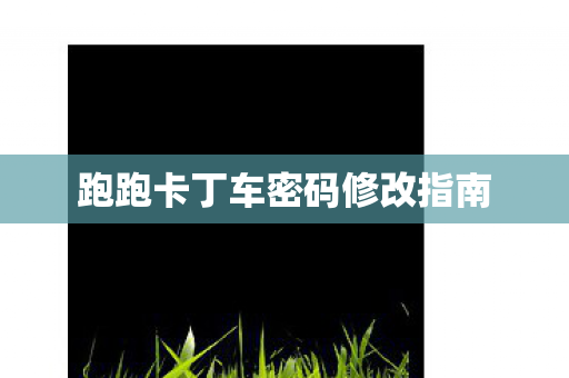 跑跑卡丁车密码修改指南 跑跑卡丁车密码修改指南