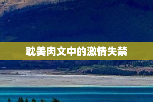 耽美肉文中的激情失禁