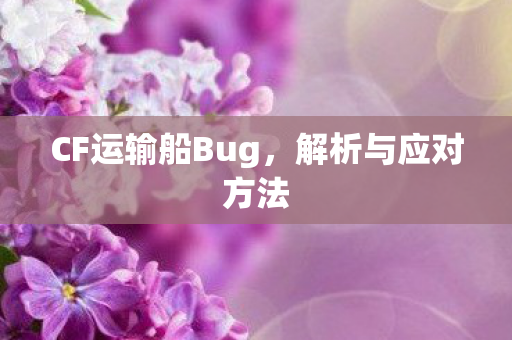 CF运输船Bug，解析与应对方法