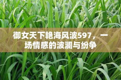 御女天下艳海风波597,一场情感的波澜与纷争 御女天下艳海风波597,一场情感的波澜与纷争