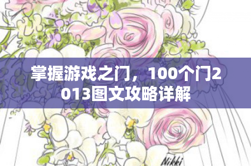 掌握游戏之门，100个门2013图文攻略详解