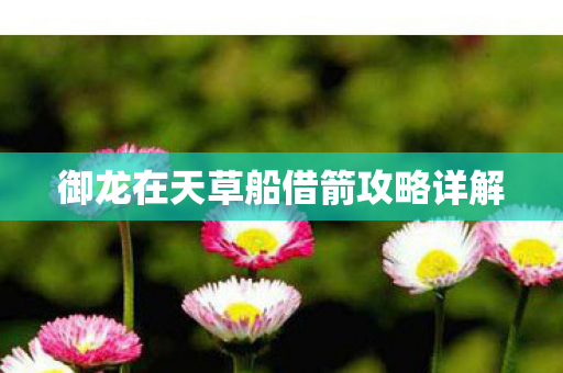 御龙在天草船借箭攻略详解