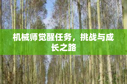 机械师觉醒任务，挑战与成长之路