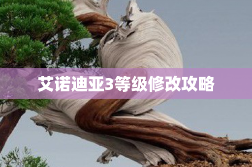 艾诺迪亚3等级修改攻略 艾诺迪亚3等级修改攻略