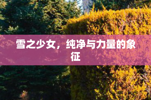 雪之少女，纯净与力量的象征