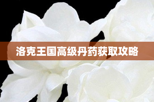 洛克王国高级丹药获取攻略