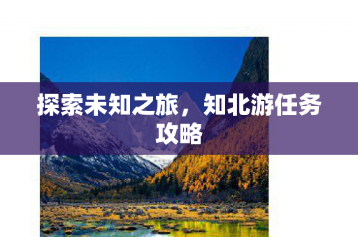 探索未知之旅，知北游任务攻略