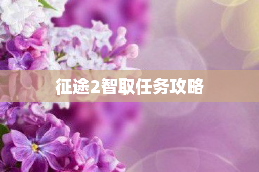 征途2智取任务攻略