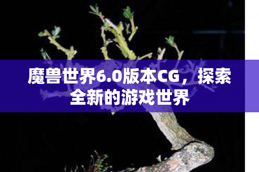 魔兽世界6.0版本CG，探索全新的游戏世界