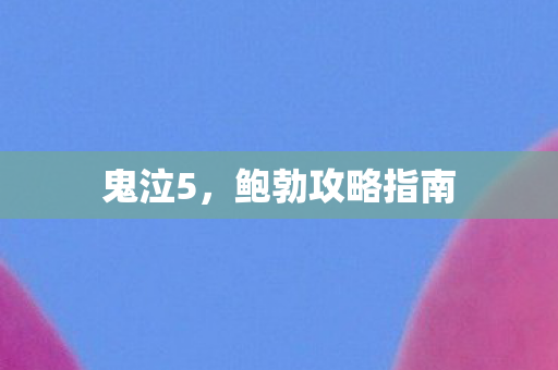 鬼泣5，鲍勃攻略指南