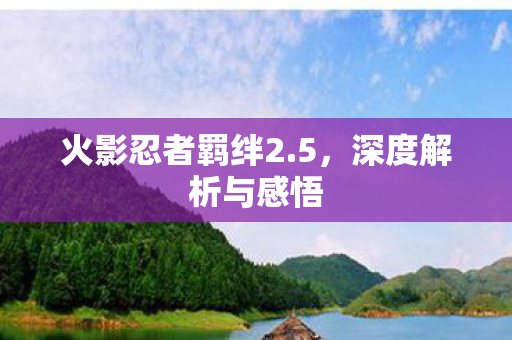 火影忍者羁绊2.5,深度解析与感悟 火影忍者羁绊2.5,深度解析与感悟