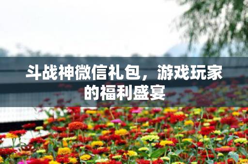 斗战神微信礼包，游戏玩家的福利盛宴