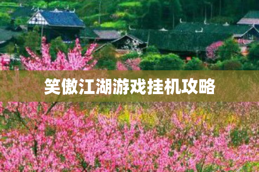 笑傲江湖游戏挂机攻略