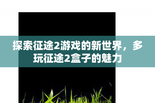 探索征途2游戏的新世界，多玩征途2盒子的魅力