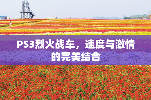 PS3烈火战车，速度与激情的完美结合
