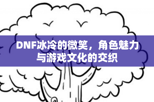 DNF冰冷的微笑，角色魅力与游戏文化的交织