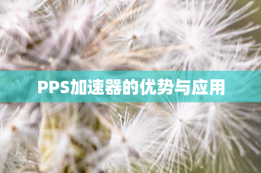 PPS加速器的优势与应用 PPS加速器的优势与应用