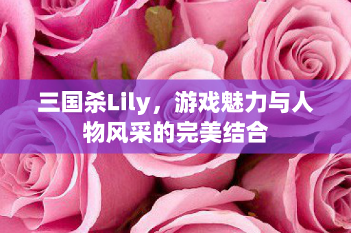 三国杀Lily，游戏魅力与人物风采的完美结合