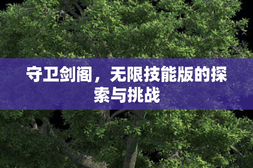 守卫剑阁,无限技能版的探索与挑战 守卫剑阁,无限技能版的探索与挑战