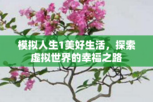 模拟人生1美好生活，探索虚拟世界的幸福之路