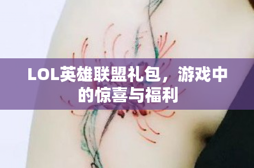 LOL英雄联盟礼包，游戏中的惊喜与福利