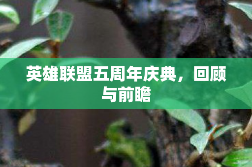 英雄联盟五周年庆典，回顾与前瞻