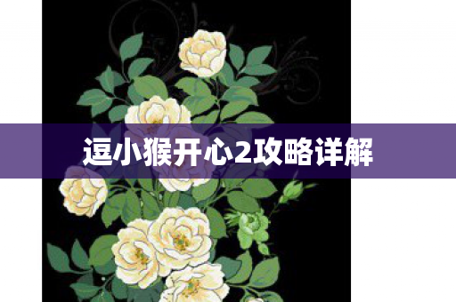 逗小猴开心2攻略详解