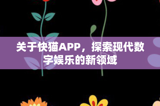 关于快猫APP，探索现代数字娱乐的新领域