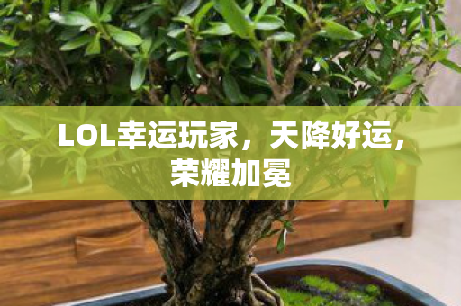 LOL幸运玩家,天降好运,荣耀加冕