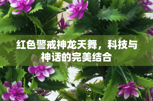 红色警戒神龙天舞，科技与神话的完美结合