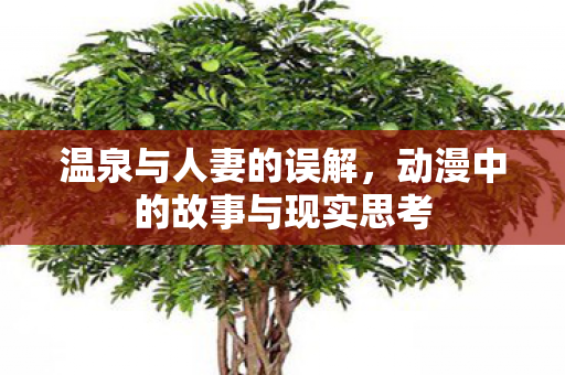 温泉与人妻的误解，动漫中的故事与现实思考