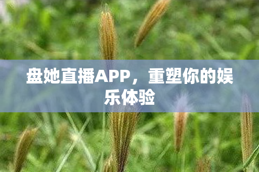 盘她直播APP,重塑你的娱乐体验 盘她直播APP,重塑你的娱乐体验