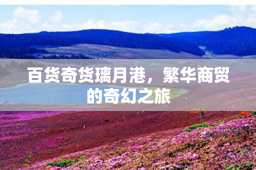 百货奇货璃月港，繁华商贸的奇幻之旅