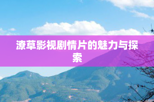 潦草影视剧情片的魅力与探索