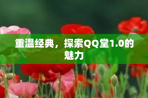 重温经典，探索QQ堂1.0的魅力