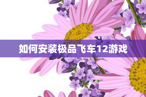 如何安装极品飞车12游戏 如何安装极品飞车12游戏