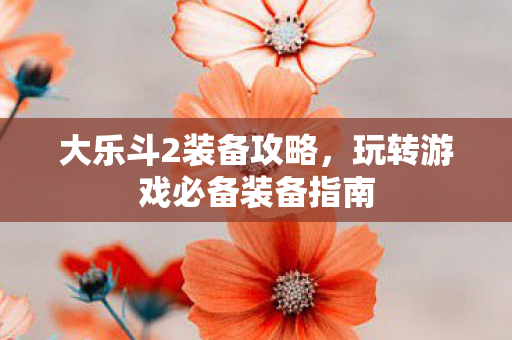 大乐斗2装备攻略,玩转游戏必备装备指南 大乐斗2装备攻略,玩转游戏必备装备指南