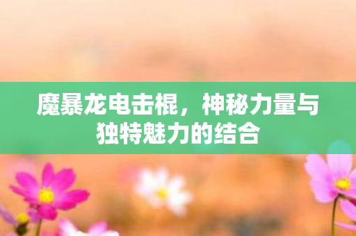 魔暴龙电击棍，神秘力量与独特魅力的结合