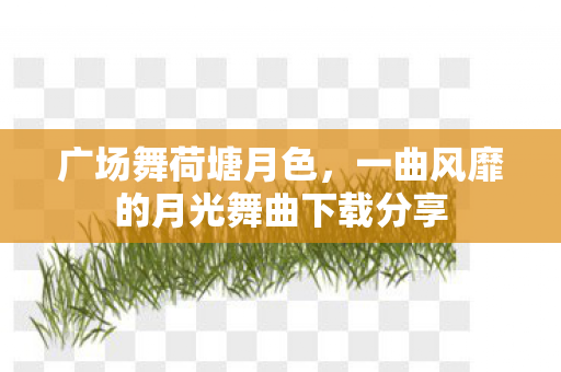 广场舞荷塘月色，一曲风靡的月光舞曲下载分享