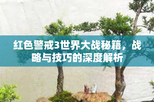 红色警戒3世界大战秘籍，战略与技巧的深度解析