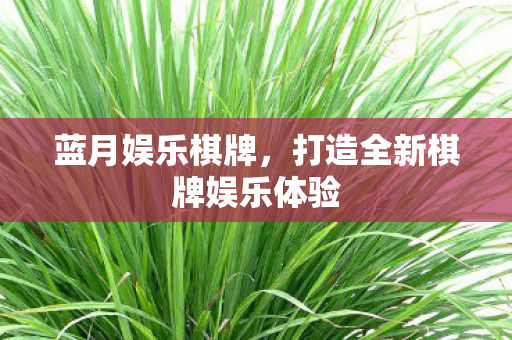 蓝月娱乐棋牌，打造全新棋牌娱乐体验