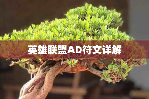 英雄联盟AD符文详解