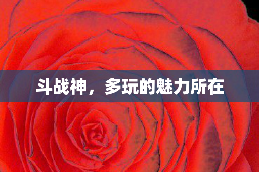 斗战神，多玩的魅力所在