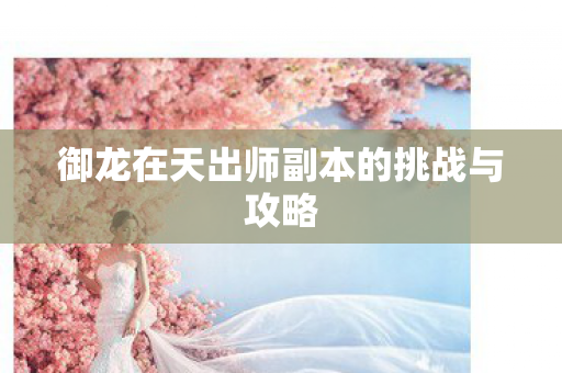 御龙在天出师副本的挑战与攻略